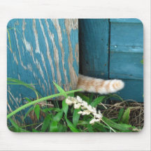Mousepad de ~ de queue de chat tapis de souris