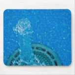 Mousepad de drain de l'eau tapis de souris