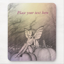 Mousepad de fée d'automne tapis de souris