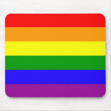 Mousepad de fierté d'arc-en-ciel tapis de souris