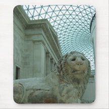 mousepad de lion de musée britannique tapis de souris