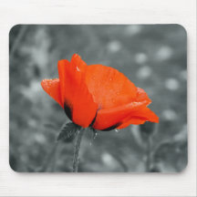 Mousepad de pavot de clé de couleur tapis de souris