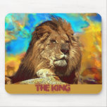Mousepad de roi de lion tapis de souris