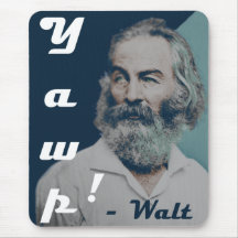 mousepad de whitman de walt tapis de souris