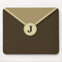 Mousepad décoré d'un monogramme personnalisé par m tapis de souris