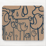 mousepad d'oiseaux tapis de souris