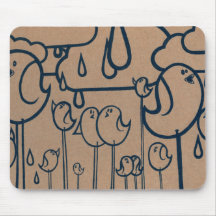 mousepad d'oiseaux tapis de souris
