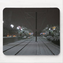 Mousepad du centre de photo de station de Milou Tapis De Souris