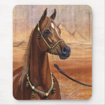 Mousepad égyptien de cheval de princesse Arabian Tapis De Souris