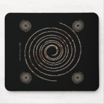 Mousepad en spirale tapis de souris