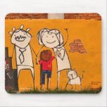 Mousepad : Famille en béton Tapis De Souris