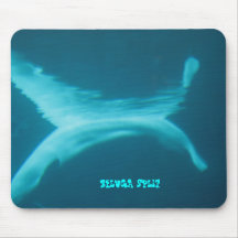Mousepad fendu de beluga tapis de souris
