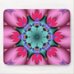 Mousepad Girly avec la fleur d'imaginaire Tapis De Souris