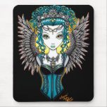 Mousepad gothique d'ange gardien de "Alaura" Tapis De Souris