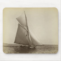 Mousepad grand de bateau à voile de bateau tapis de souris
