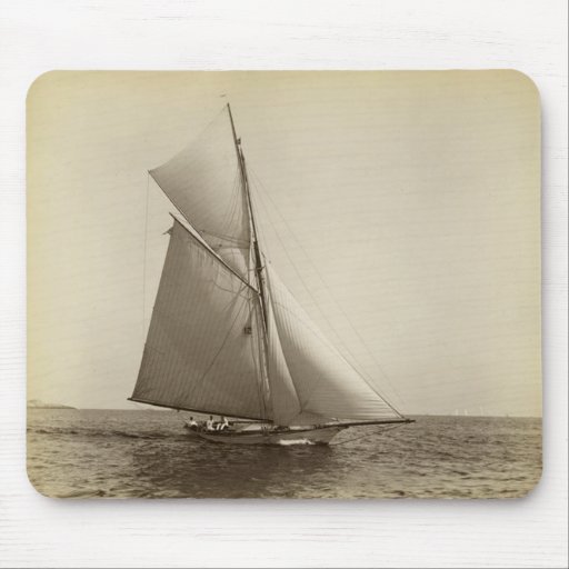 Mousepad grand de bateau à voile de bateau tapis de souris