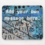 Mousepad grunge texturisé - ajoutez un message tapis de souris