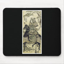Mousepad japonais samouraï d'art tapis de souris