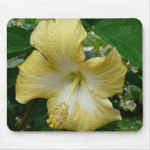 Mousepad jaune de ketmie tapis de souris