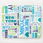 Mousepad mignon de souvernir de l'Amérique New Yor Tapis De Souris