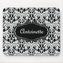 Mousepad personnalisé par damassé baroque tapis de souris