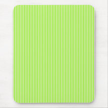 Mousepad - rayures crèmes de vert et de babeurre tapis de souris