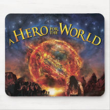 Mousepad - un héros pour le monde tapis de souris