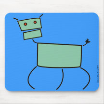 Mousepads des enfants de chien de Robo - approvisi Tapis De Souris
