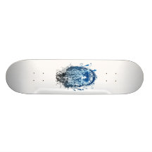 Mousse sur la rêverie plateau de skateboard