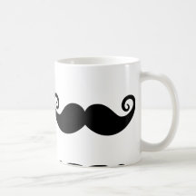 moustache [1] tasses