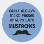 Moustache Autocollants