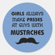 Moustache Autocollants