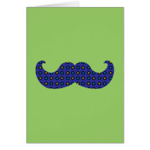 Moustache bleue carte