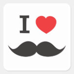 Moustache d'amour adhésif
