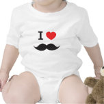Moustache d'amour t-shirts