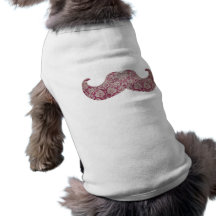 Moustache de fantaisie t-shirts pour animaux domestiques