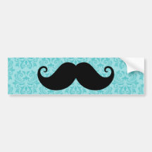 Moustache de guidon d'Aqua sur le motif noir de da Adhésifs Pour Voiture