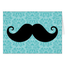 Moustache de guidon d'Aqua sur le motif noir de da Cartes