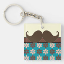 Moustache de guidon sur le rétro arrière - plan porte-clés