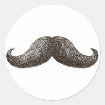 Moustache de La (lumière) Autocollant