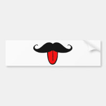 Moustache drôle autocollant pour voiture