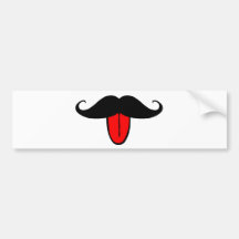 Moustache drôle autocollant pour voiture