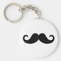 Moustache drôle porte-clefs