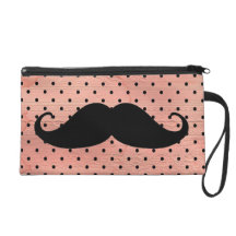Moustache drôle sur l'arrière - plan rose mignon d dragonnes