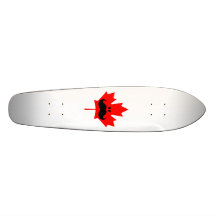 Moustache du Canada - une moustache sur l'érable r Plateaux De Skateboards