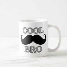 Moustache fraîche Bro Mug À Café