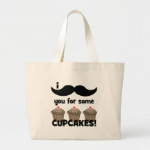 Moustache I vous pour quelques petits gâteaux Sac Fourre-tout