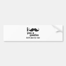 moustache i vous une question adhésifs pour voiture