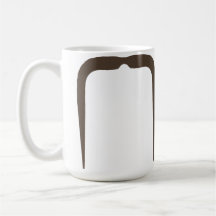 Moustache Manchu de Fu en Brown Mugs À Café