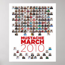 Moustache no. 1 d'affiche en mars 2010